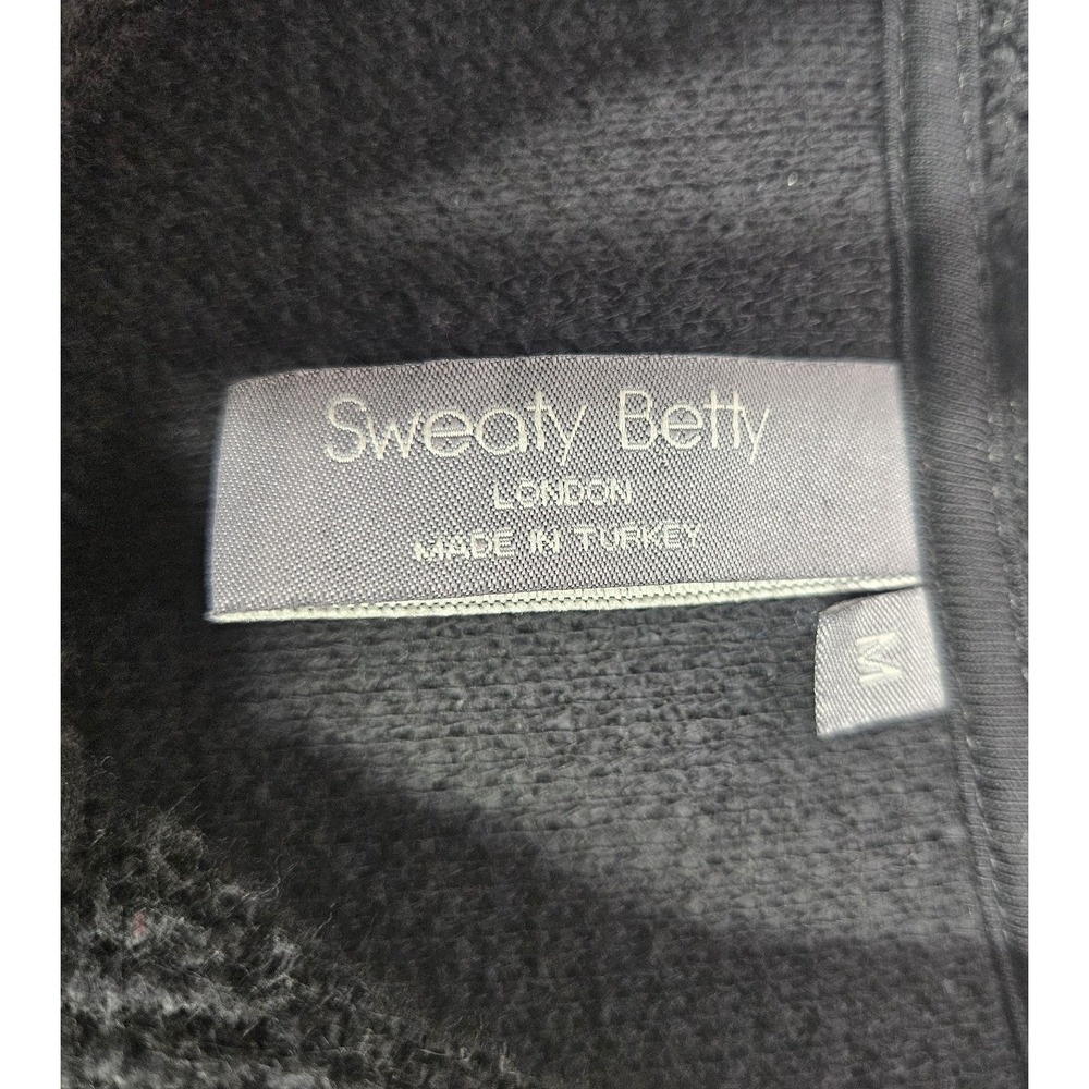 Sweaty Betty Restful Boucle Full Zip Jacket Waffle Knit Black Size M Athleisure - Picture 7 of 9